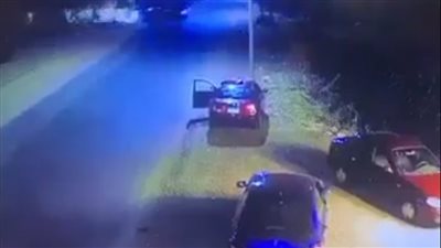 شاهد لحظة حادث انقلاب سيارة عروسين البحيرة .. فيديو 