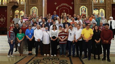 جولة وزيرة الهجرة مع الكيانات المصرية بالخارج داخل كاتدرائية ميلاد المسيح بالعاصمة الإدارية