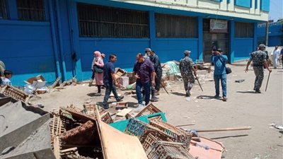 تحرير 41 محضر إشغال ورفع 35 طن قمامة بـ شبرا الخيمة 