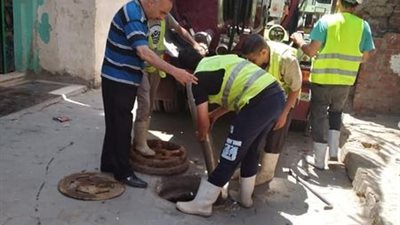 رفع كفاءة شبكات مياه الشرب والصرف الصحي بجنوب الجيزة