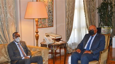 وزير الخارجية يستقبل رئيس وزراء الصومال لبحث العلاقات الثنائية