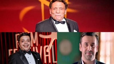 تلاميذ الأمس.. هنيدي وكريم عبدالعزيز يستلهمان أسماء أفلام عادل إمام على الأفيشات