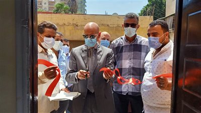 افتتاح مكتب أغذية كفر صقر بعد تطويره في 15 يومًا | صور