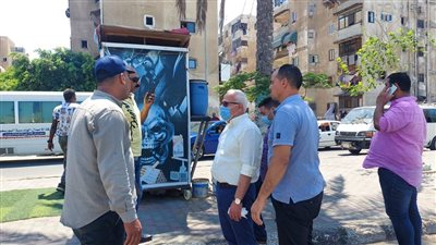 محافظ بورسعيد يوجه برفع الإشغالات من محيط المقابر | صور