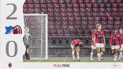 خلال المشاركة الأولى.. سيدات ميلان يودعْن دوري أبطال أوروبا على يد هوفينهايم