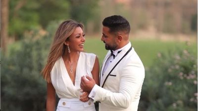 أول فيديو من حفل زفاف أحمد سعد وعلياء بسيوني.. العروسان يرقصان 