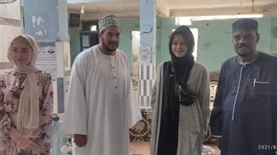 لإعجابها بـ محمد صلاح.. إنجليزية تشهر إسلامها في أسوان | صور