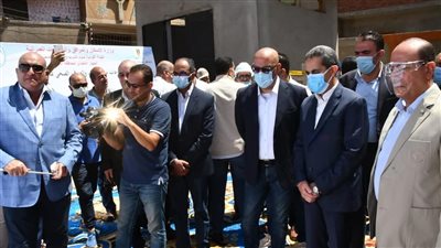 وزير الإسكان ومحافظ الغربية يتفقدان الموقف التنفيذي لـ حياة كريمة بقرية كفر نواي