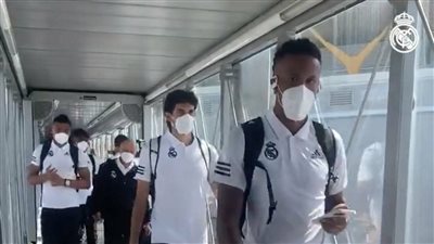 بعثة ريال مدريد تنجو من حادث تصادم جوي