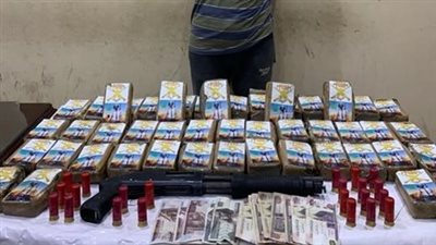 سقوط تاجر مخدرات بحوزته 24 كيلوجرام حشيش في المرج