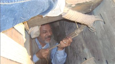 بعد نقله إلى المتحف الكبير.. نكشف نوع الحبال المُستخدمة في تربيط مركب خوفو 