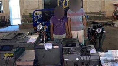 سقوط متهمين بسرقة مطبعة في مصر القديمة 