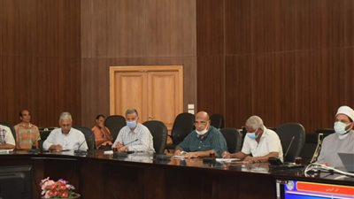 سكرتير عام محافظة البحر الأحمر يشهد الاجتماع التنسيقي لمشروع صقر 84 لمواجهة الأزمات