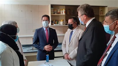 الجيزاوي يتابع خطة جامعة بنها لتطعيم منتسبيها بـ لقاح كورونا