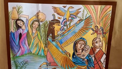 تحتوي على لوحات فنية.. «تعليم الفيوم»: تفعيل مبادرة ريحانة بمدرسة شهداء الصوافنة |صور