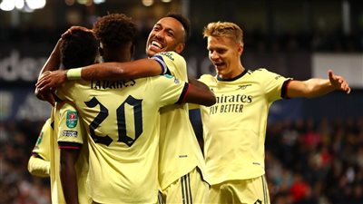 بمشاركة النني.. أرسنال يضرب وست بروميتش بسداسية في كأس الرابطة