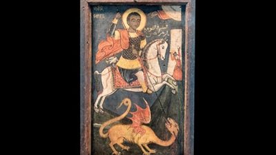  متحف المطار يعرض أيقونة مارجرجس.. تعرف عليها 