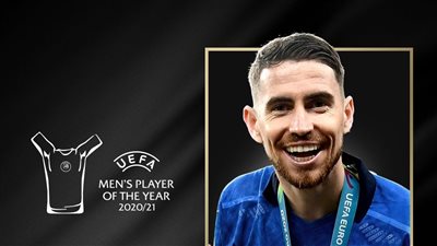 جورجينو يفوز بجائزة أفضل لاعب في قارة أوروبا لموسم 2020/2021