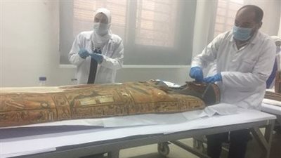 نكشف عدد المومياوات الموجودة في معمل ترميم كوم أوشيم بـ الفيوم