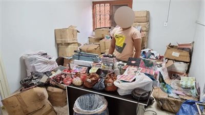 ضبط شخص يدير شقة لإنتاج مستحضرات التجميل المغشوشة بمنشأة ناصر