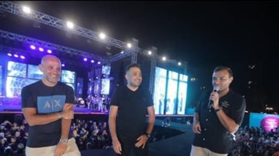 رامي صبري بعد غنائه مع عزيز الشافعي وتامر حسين: كان خلاف وانتهى