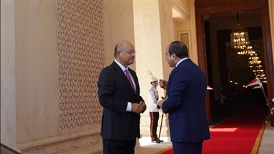 قمة ثلاثية بين السيسي وأمير قطر ورئيس العراق في بغداد