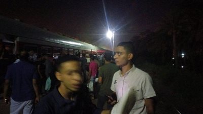 مصدر يكشف أسباب تصاعد الأدخنة من قطار الصعيد بالبدرشين 