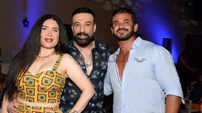 عبير صبري تحتفل مع زوجها بعيد ميلاده |صور