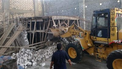 التنمية المحلية: مصادرة الأدوات المستخدمة في البناء المخالف لصالح الوحدة المحلية