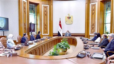 السيسي يستعرض المحاور الرئيسية لمنظومة التغذية الصحية لطلاب المدارس