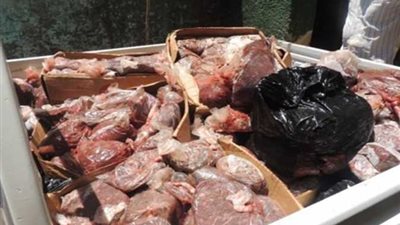 ضبط 2 طن لحوم فاسدة خلال حملة مكبرة بالقليوبية 