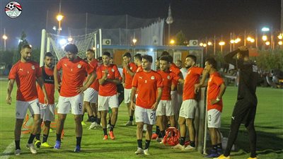 منتخب مصر يختتم مرانه قبل مواجهة أنجولا في تصفيات كأس العالم