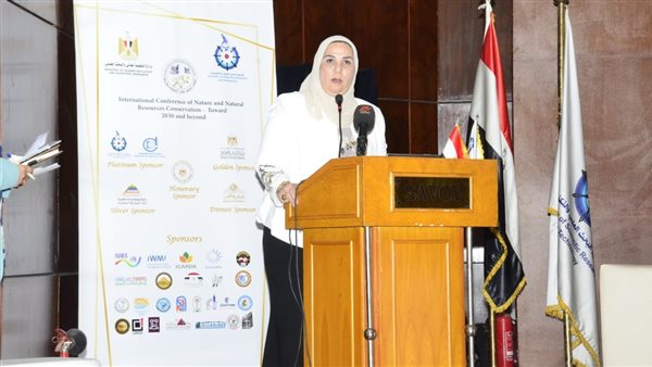 وزيرة التضامن بالمؤتمر