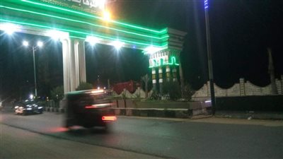 إنارة مداخل العاصمة في الشرقية استعدادًا للعيد القومي 