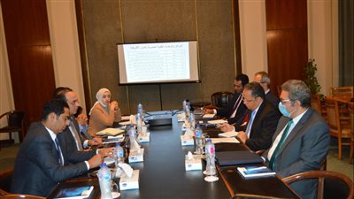 أمين عام الوكالة المصرية للشراكة من أجل التنمية يستقبل رئيس هيئة الرعاية الصحية | صور