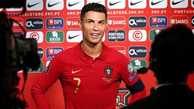 كريستيانو رونالدو: أنا سعيد جدًا ولكن ليس لأنني حطمت رقم على دائي