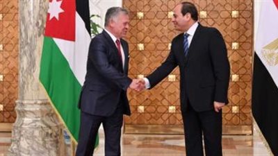 العاهل الأردني يشيد بالجهود المصرية في وقف إطلاق النار بين الفلسطينيين والإسرائيليين ومبادرة إعمار غزة