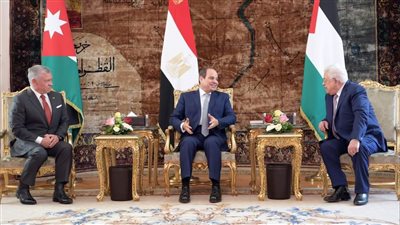 القمة الثلاثية تدعو المجتمع الدولي إلى بذل جهوده لتخفيف الأزمة الإنسانية في غزة