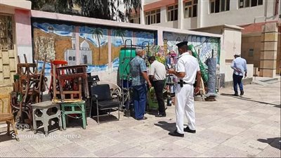 رفع 619 إشغال طريق وإزالة 4 حالات تعدٍ على الأراضي الزراعية بالبحيرة