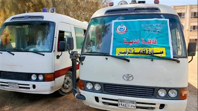 قافلتان سكانيتان بمركزي بدر والرحمانية ضمن مبادرة حياة كريمة في البحيرة