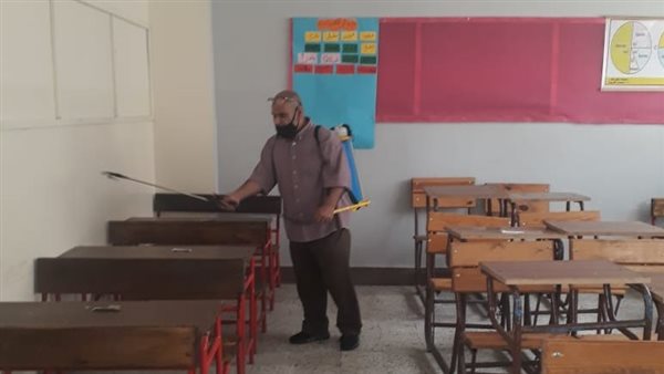 تعقيم لجان امتحانات