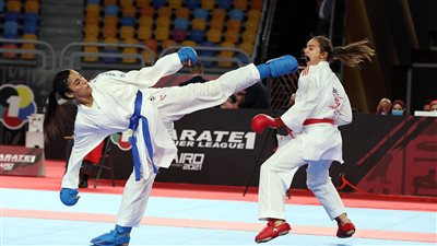 نورسين علي تتأهل لنصف نهائي بطولة البريميرليج الدولية للكاراتيه