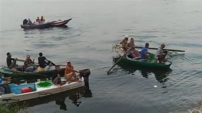 بحضور أعضاء مجلس الشعب.. احتشاد أهالي بني سويف لـ انتشال جثمان فتاة السيلفي الغارقة 