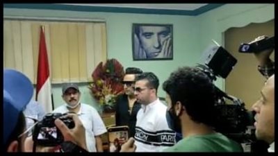 مشاجرة بين منظم حفلات وأحد الصحفيين في جلسة تحقيق رضا البحراوي وحسن شاكوش