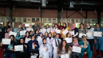 فوز فريق أيكيدو بنات عين شمس بـ المركز الثاني في بطولة الجمهورية
