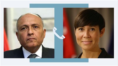 وزير الخارجية يتلقى اتصالًا هاتفيًا من نظيرته النرويجية