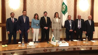 وزيرة التخطيط تلتقي الرئيس التنفيذي للمؤسسة الإسلامية لبحث التعاون في مجال الصكوك 