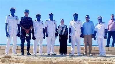 وفد من القوات البحرية النيجيرية يزور قلعة قايتباي بالإسكندرية │ صور