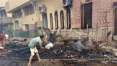 السيطرة على حريق مخزن أخشاب بالبدرشين