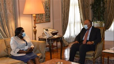 وزير الخارجية يستقبل نظيرته الجنوب سودانية لبحث العلاقات الثنائية | صور